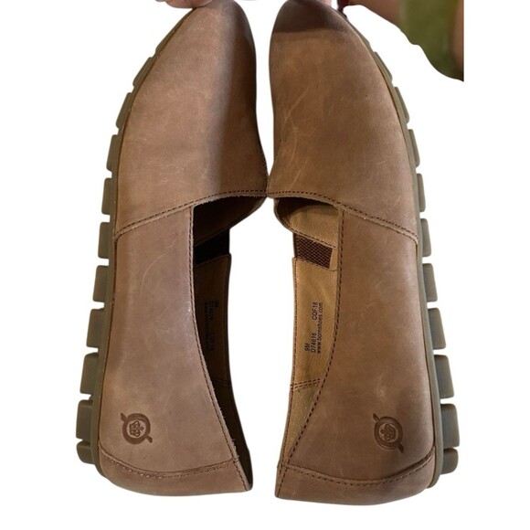 Born Sebra Womens Loafer  Brown Suede Flat Slip-On Shoe Comfy Casual Size 9M - Picture 8 of 14